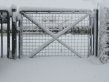 Hek in de sneeuw
