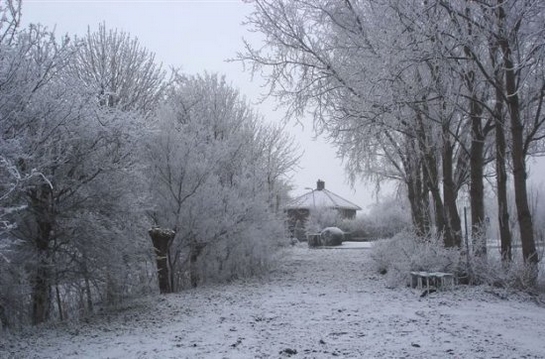 Harnaschpolder Harnaschwetering sneeuw