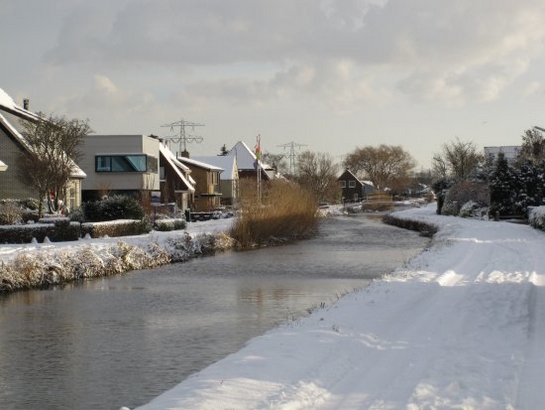 Harnaschpolder Harnaschwetering sneeuw