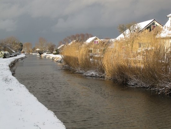 Harnaschpolder Harnaschwetering sneeuw