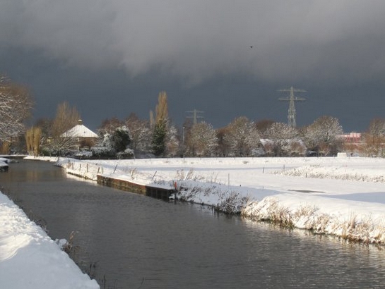 Harnaschpolder Harnaschwetering sneeuw