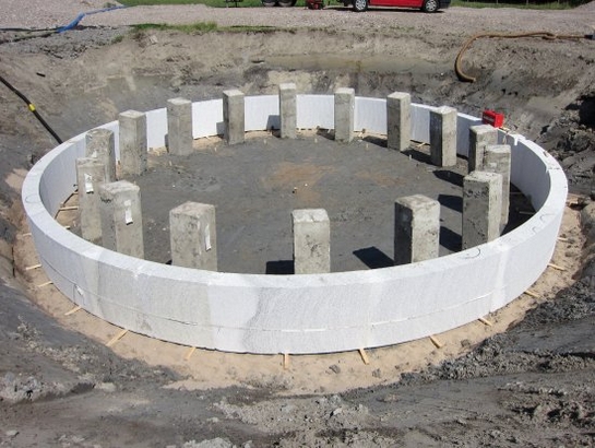 Polystereen verloren bekisting Polystereen verloren bekisting