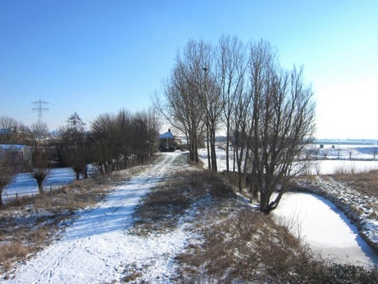 Harnaschpolder Harnaschwetering sneeuw
